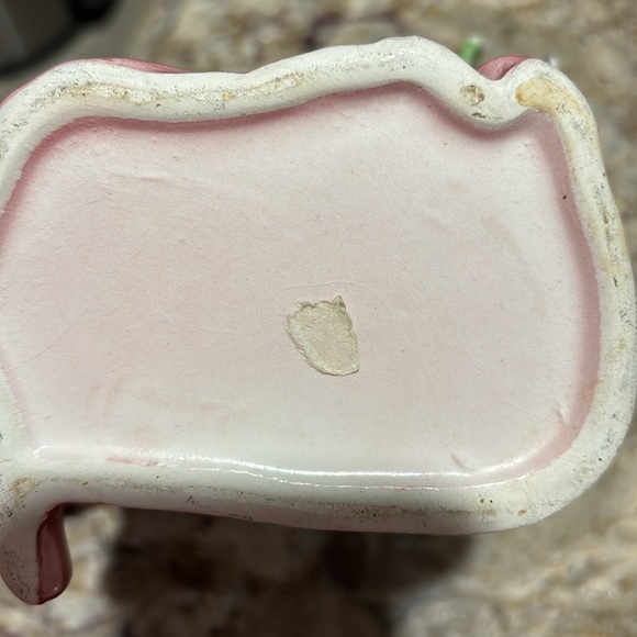 Vintage lady head vase. Just under 6 inches tall. Made in Japan. - Picture 7 of 7